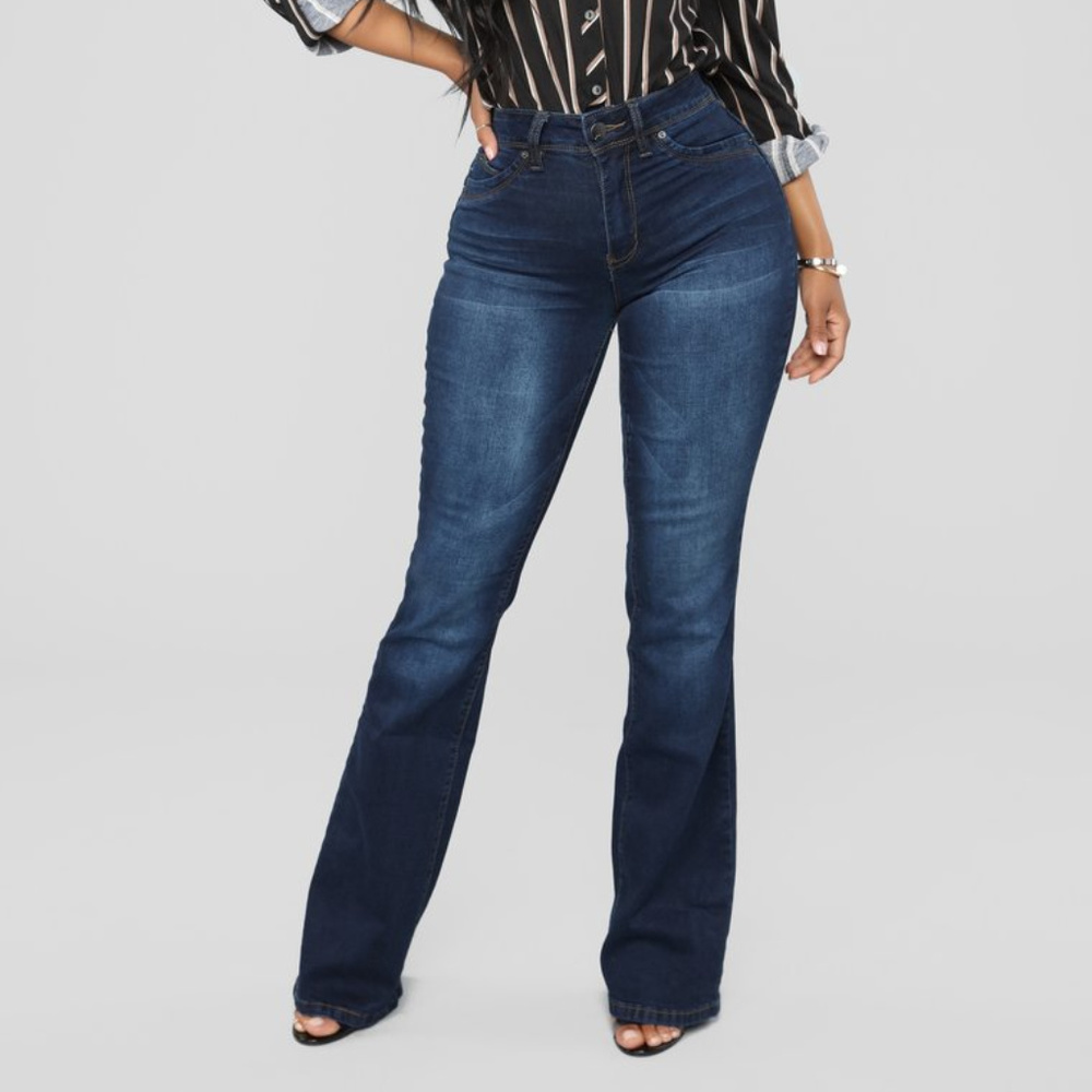 NWT Fashion Nova - High Rise Flare Jeans